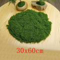 Green Fake Moss DIY Crafts Grass Artificial Moss Faux Preserved Moss Green Plant Home Room Garden Decor Landscape Fake Grass