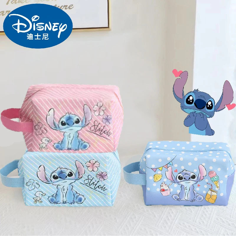 Bolsa de Cosméticos Lilo & Stitch Desenho Animado Grande - necessaire para maquiagem