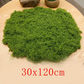 Green Fake Moss DIY Crafts Grass Artificial Moss Faux Preserved Moss Green Plant Home Room Garden Decor Landscape Fake Grass