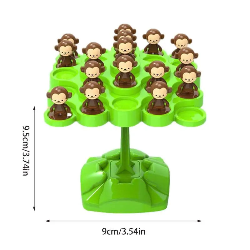 Brinquedo de macaco de equilíbrio, jogo de tabuleiro de árvore de equilíbrio de macaco, brinquedos matemáticos interativos Montessori